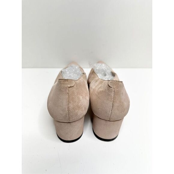 Amalfi by Rangoni Shoes Pablito Pointed Toe Size 7 Pink Pump Cashmere Suede - Picture 6 of 9